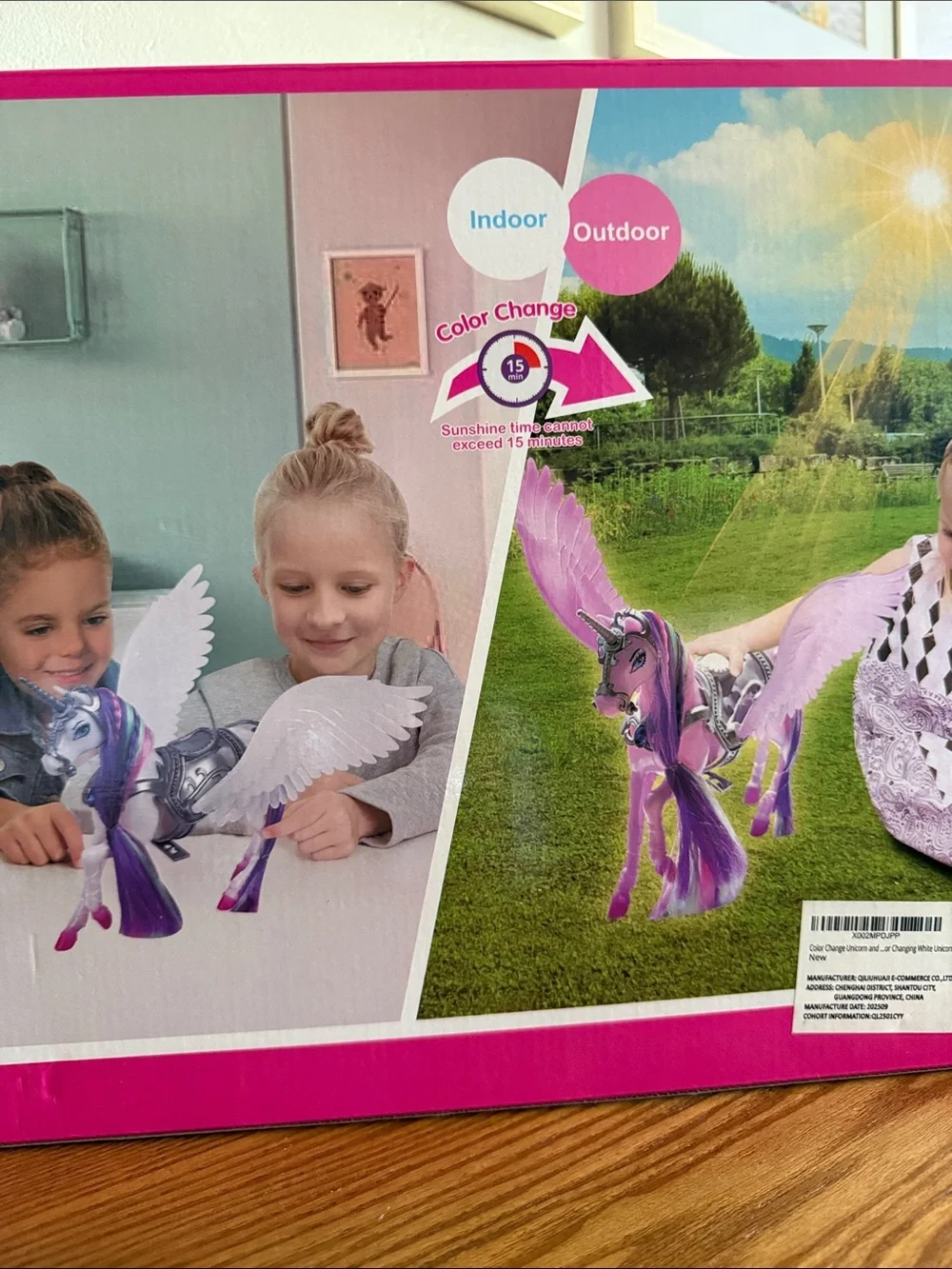 🆕 Princess Doll & Rainbow Color Changing Unicorn Playset